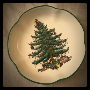 Vintage Spode Christmas Tree Trinket Box